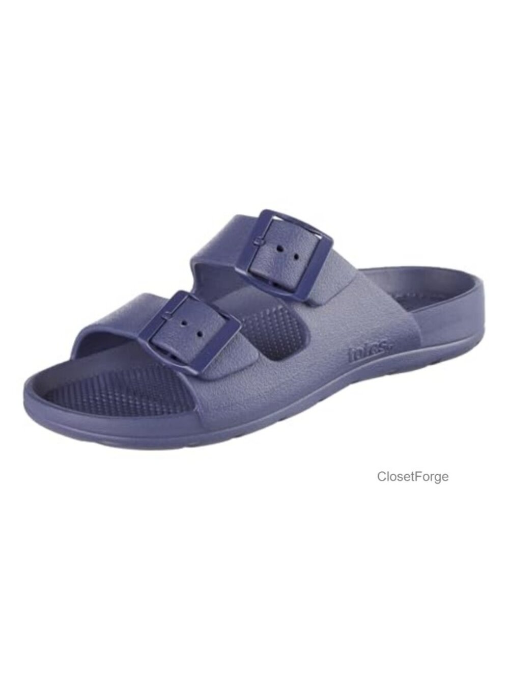 Women's Adjustable Double Buckle Slide Sandals, Waterproof EVA Lightweight